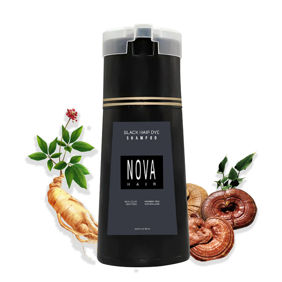 Nova Black Hair Dye Shampoo